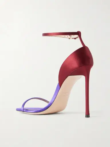 Tom Ford 105 Two-tone Satin Sandals | Thumbnail 3 Tom Ford 105 Two-tone Satin Sandals | Thumbnail 3