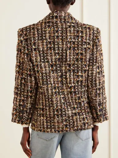 Saint Laurent Wool-blend Bouclé Blazer | Thumbnail 3