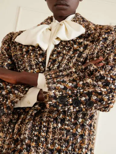 Saint Laurent Wool-blend Bouclé Blazer | Thumbnail 4