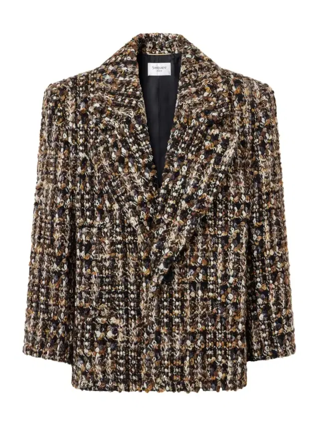 Wool-blend Bouclé Blazer