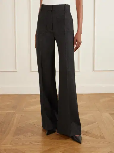 Victoria Beckham Alina Wide-leg Wool Pants | Thumbnail 3 Victoria Beckham Alina Wide-leg Wool Pants | Thumbnail 3