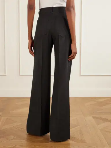 Victoria Beckham Alina Wide-leg Wool Pants | Thumbnail 4 Victoria Beckham Alina Wide-leg Wool Pants | Thumbnail 4