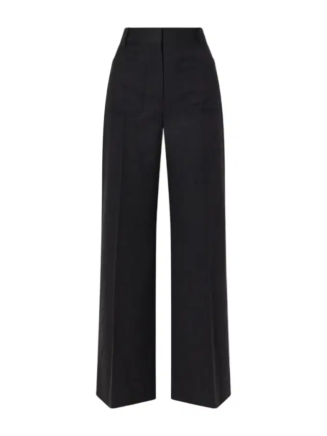 Victoria Beckham Alina Wide-leg Wool Pants