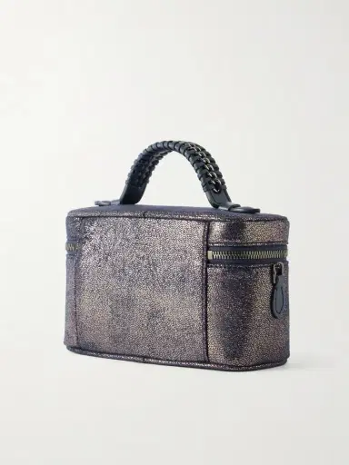 Stella McCartney Falabella Vanity Metallic Vegetarian Material Shoulder Bag | Thumbnail 4 Stella McCartney Falabella Vanity Metallic Vegetarian Material Shoulder Bag | Thumbnail 4