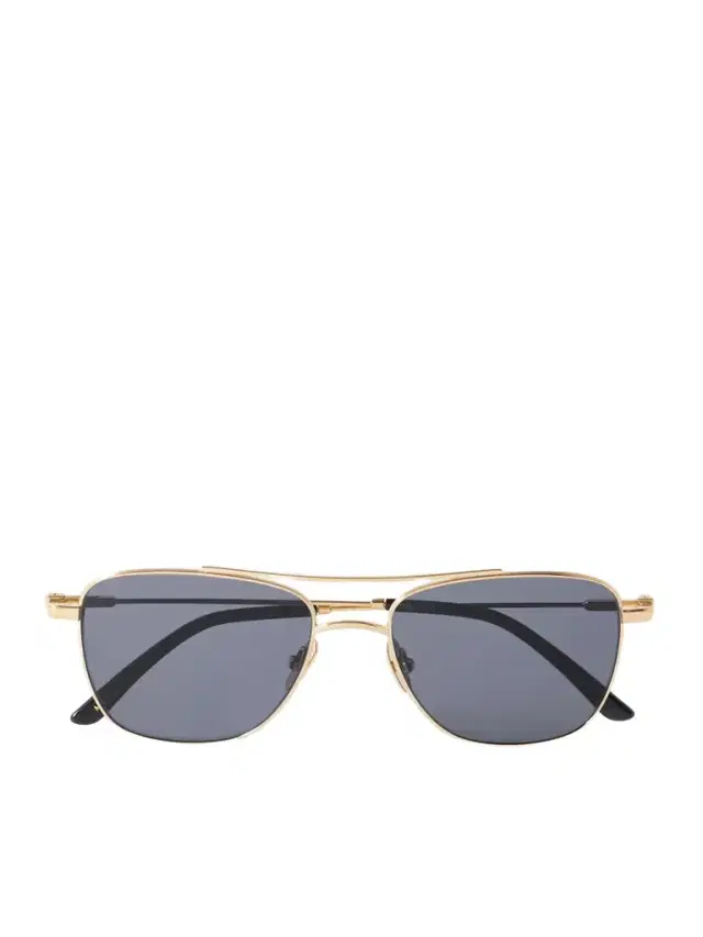 Thistles The Malone Aviator-style Gold-tone Sunglasses