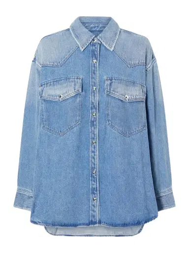 AGOLDE Lotta Denim Shirt | Thumbnail 1 AGOLDE Lotta Denim Shirt | Thumbnail 1