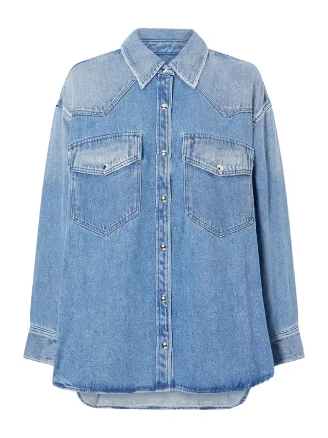 AGOLDE Lotta Denim Shirt