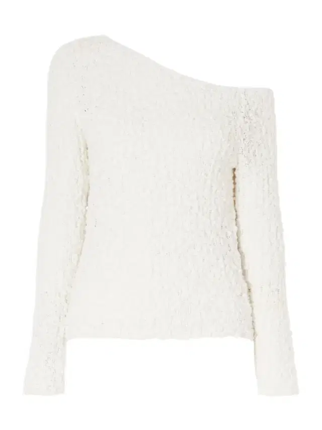 The Elder Statesman Vine Off-the-shoulder Cotton-blend Bouclé Sweater