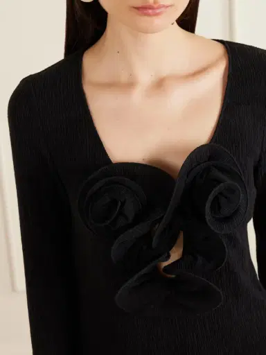 Magda Butrym Gathered Satin Maxi Dress | Thumbnail 4 Magda Butrym Gathered Satin Maxi Dress | Thumbnail 4