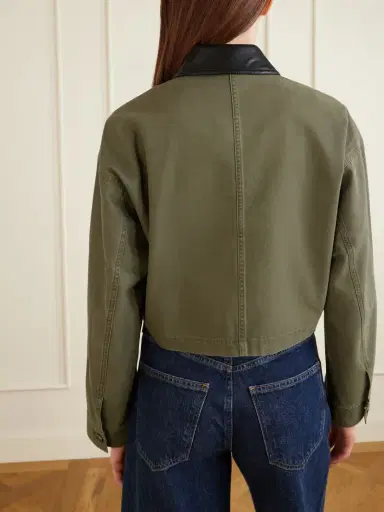Anine Bing Yuma Cotton Jacket | Thumbnail 4 Anine Bing Yuma Cotton Jacket | Thumbnail 4
