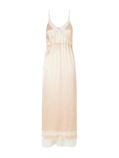 Magda Butrym Lace-trimmed Silk Satin Maxi Dress | Thumbnail 1 Magda Butrym Lace-trimmed Silk Satin Maxi Dress | Thumbnail 1