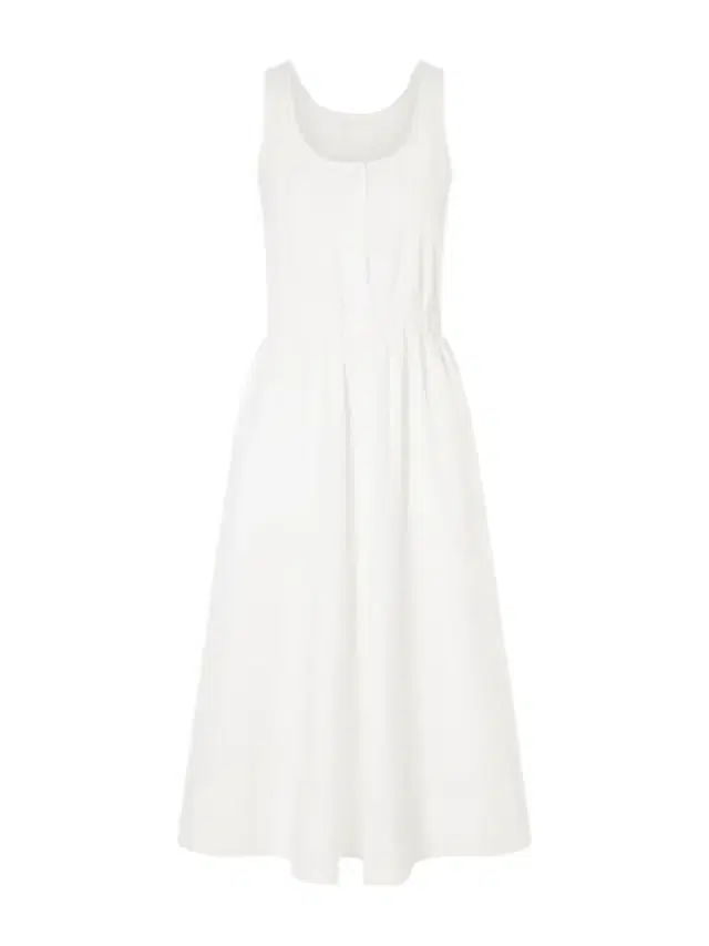 Suzie Kondi Daphne Gathered Cotton-poplin Midi Dress