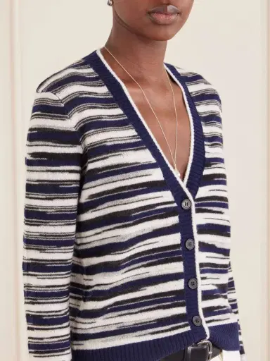 Missoni Striped Cashmere And Wool-blend Cardigan | Thumbnail 5 Missoni Striped Cashmere And Wool-blend Cardigan | Thumbnail 5