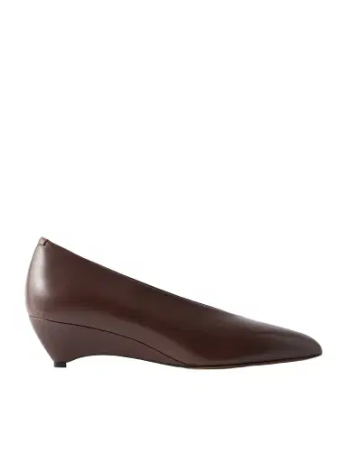 Jil Sander Arc Leather Pumps | Thumbnail 1 Jil Sander Arc Leather Pumps | Thumbnail 1