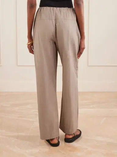 Deiji Studios Seam Organic Cotton Straight-leg Drawstring Pants | Thumbnail 4 Deiji Studios Seam Organic Cotton Straight-leg Drawstring Pants | Thumbnail 4
