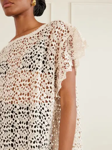 Suzie Kondi Kristina Crocheted Cotton Mini Dress | Thumbnail 4