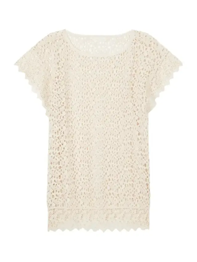 Suzie Kondi Kristina Crocheted Cotton Mini Dress