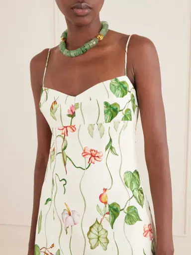 Cara Cara Cherry Printed Linen Mini Dress | Thumbnail 4 Cara Cara Cherry Printed Linen Mini Dress | Thumbnail 4