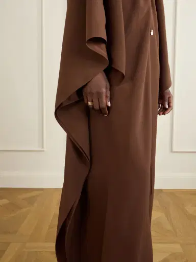 Taller Marmo Sahara Lace-up Cady Gown | Thumbnail 4 Taller Marmo Sahara Lace-up Cady Gown | Thumbnail 4