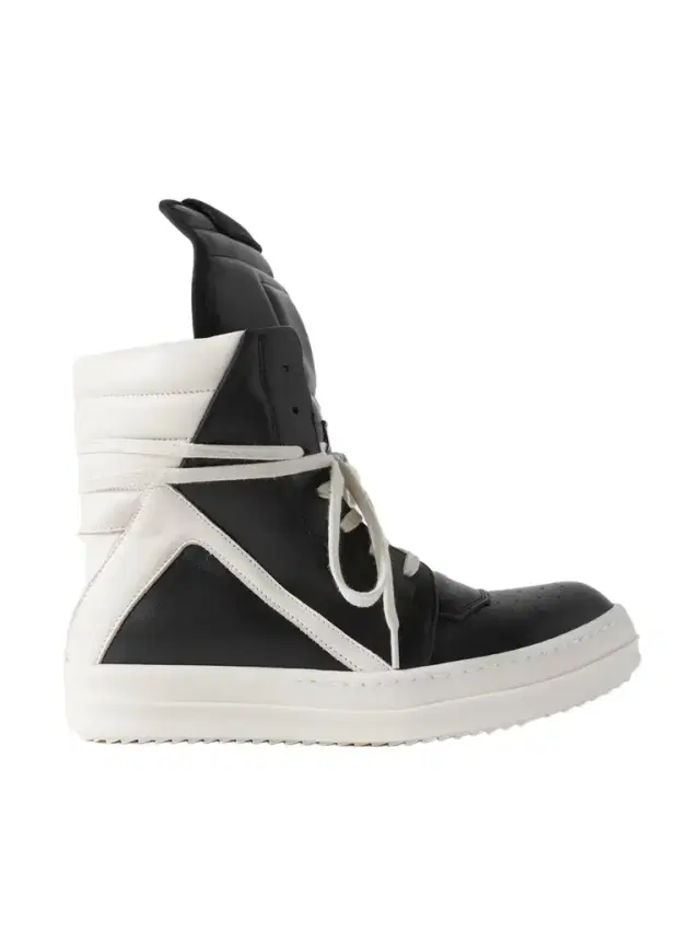 Geobasket Two-tone Leather High-top Sneakers