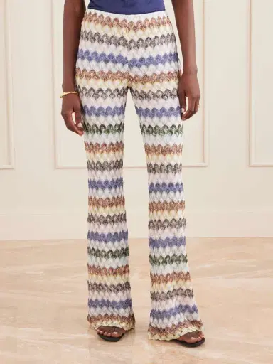 Missoni Embellished Crochet-knit Flared Pants | Thumbnail 3 Missoni Embellished Crochet-knit Flared Pants | Thumbnail 3
