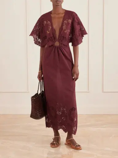 Johanna Ortiz Paradise Crocheted-trimmed Cotton-blend Maxi Dress | Thumbnail 2 Johanna Ortiz Paradise Crocheted-trimmed Cotton-blend Maxi Dress | Thumbnail 2