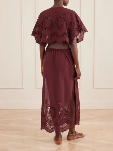 Johanna Ortiz Paradise Crocheted-trimmed Cotton-blend Maxi Dress | Thumbnail 3 Johanna Ortiz Paradise Crocheted-trimmed Cotton-blend Maxi Dress | Thumbnail 3