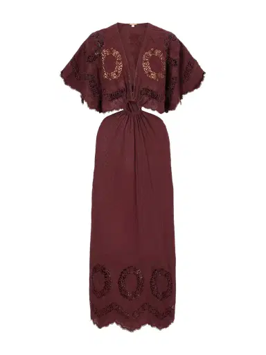 Johanna Ortiz Paradise Crocheted-trimmed Cotton-blend Maxi Dress | Thumbnail 1 Johanna Ortiz Paradise Crocheted-trimmed Cotton-blend Maxi Dress | Thumbnail 1