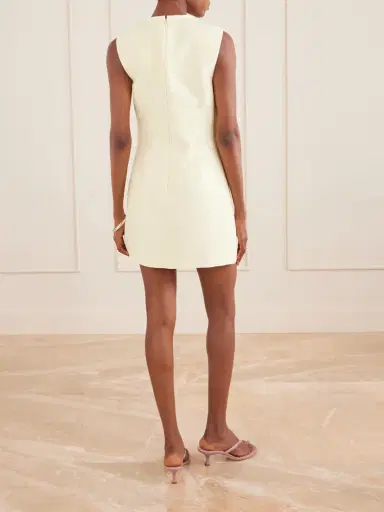 Self-Portrait Bow-detailed Taffeta Mini Dress | Thumbnail 3 Self-Portrait Bow-detailed Taffeta Mini Dress | Thumbnail 3