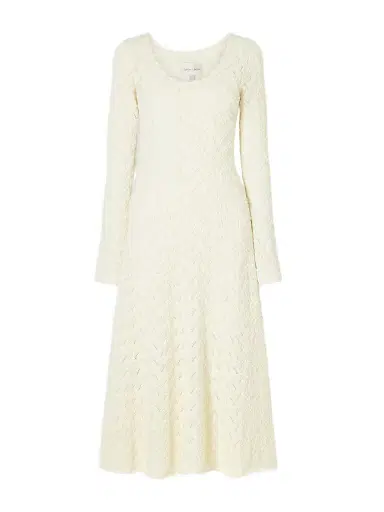 Cara Cara Avril Pointelle-knit Cotton Midi Dress | Thumbnail 1