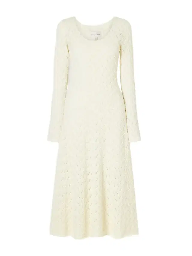 Cara Cara Avril Pointelle-knit Cotton Midi Dress