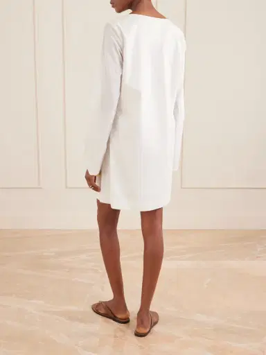Staud Vivi Paneled Cotton Dress | Thumbnail 3 Staud Vivi Paneled Cotton Dress | Thumbnail 3