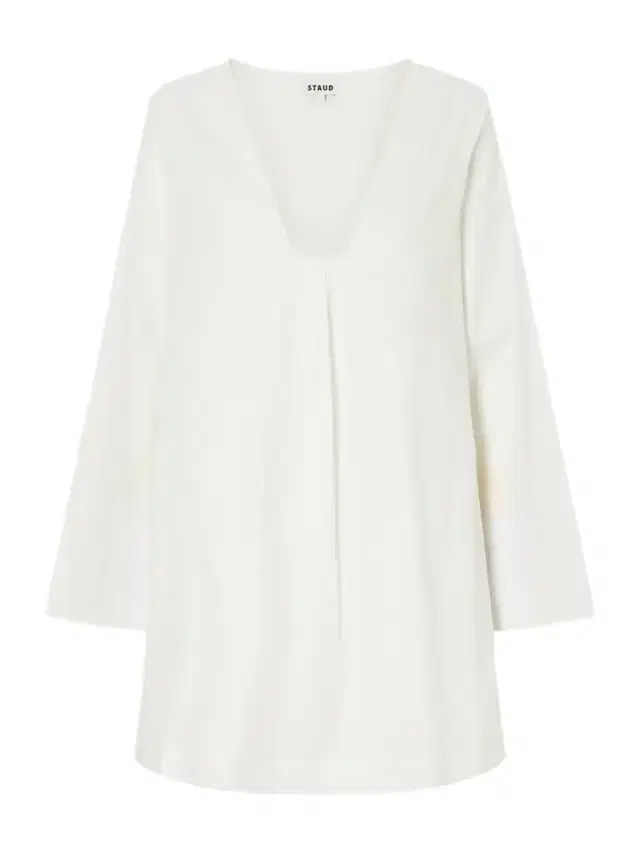 Staud Vivi Paneled Cotton Dress