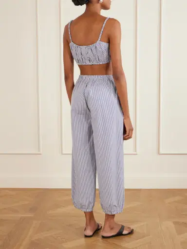 Suzie Kondi Striped Cotton-poplin Balloon Pants | Thumbnail 3 Suzie Kondi Striped Cotton-poplin Balloon Pants | Thumbnail 3