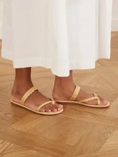 Ancient Greek Sandals Daphnae Raffia Sandals | Thumbnail 2 Ancient Greek Sandals Daphnae Raffia Sandals | Thumbnail 2