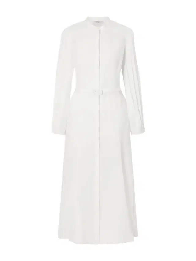 Gabriela Hearst Lydia Belted Linen Midi Dress
