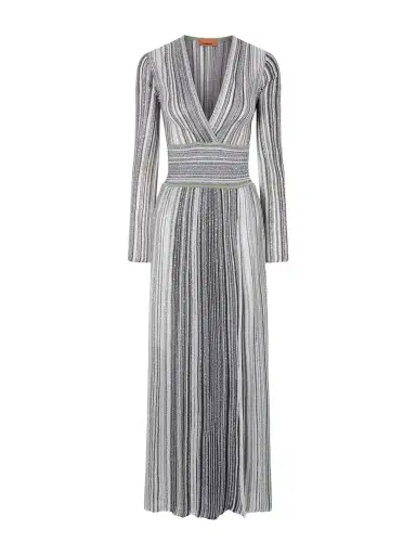 Missoni Striped Sequin-embellished Metalic Crochet-knit Maxi Dress | Thumbnail 1 Missoni Striped Sequin-embellished Metalic Crochet-knit Maxi Dress | Thumbnail 1