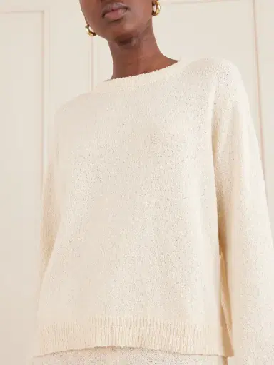 Suzie Kondi Kismet Knitted Cotton Sweater | Thumbnail 5 Suzie Kondi Kismet Knitted Cotton Sweater | Thumbnail 5