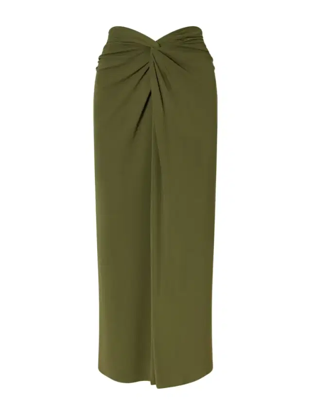 Rebecca Satin Midi Skirt