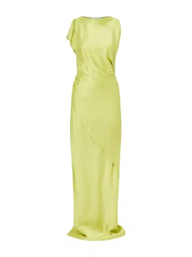 Victoria Beckham Satin Draped Gown | Thumbnail 1 Victoria Beckham Satin Draped Gown | Thumbnail 1