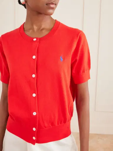 Polo Ralph Lauren Logo-embroidered Cotton-blend Cardigan | Thumbnail 4 Polo Ralph Lauren Logo-embroidered Cotton-blend Cardigan | Thumbnail 4