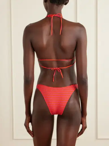Lido Striped Triangle Bikini | Thumbnail 3