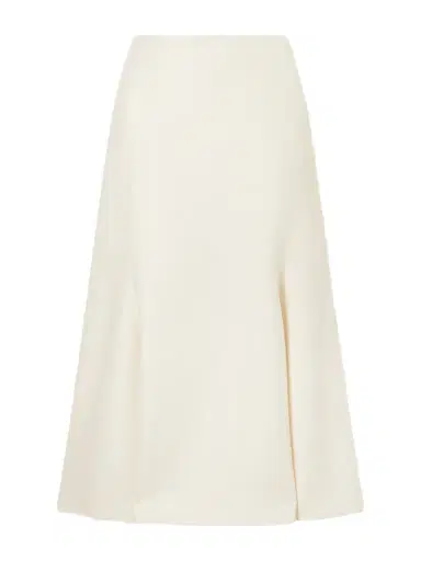 Gabriela Hearst Patterson Frayed Wool And Cashmere-blend Midi Skirt | Thumbnail 1 Gabriela Hearst Patterson Frayed Wool And Cashmere-blend Midi Skirt | Thumbnail 1