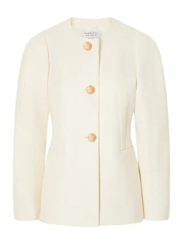 Gabriela Hearst Daelan Silk And Wool-blend Jacket