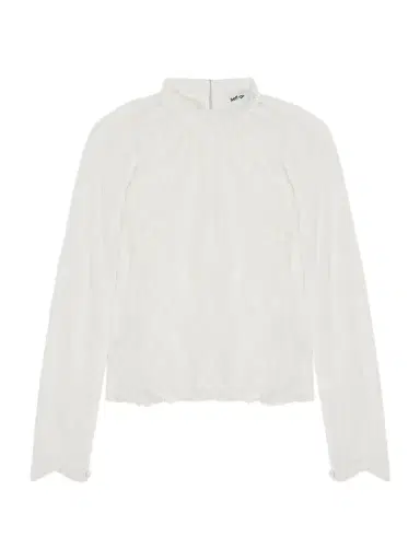 Self-Portrait Scalloped Lace Blouse | Thumbnail 1