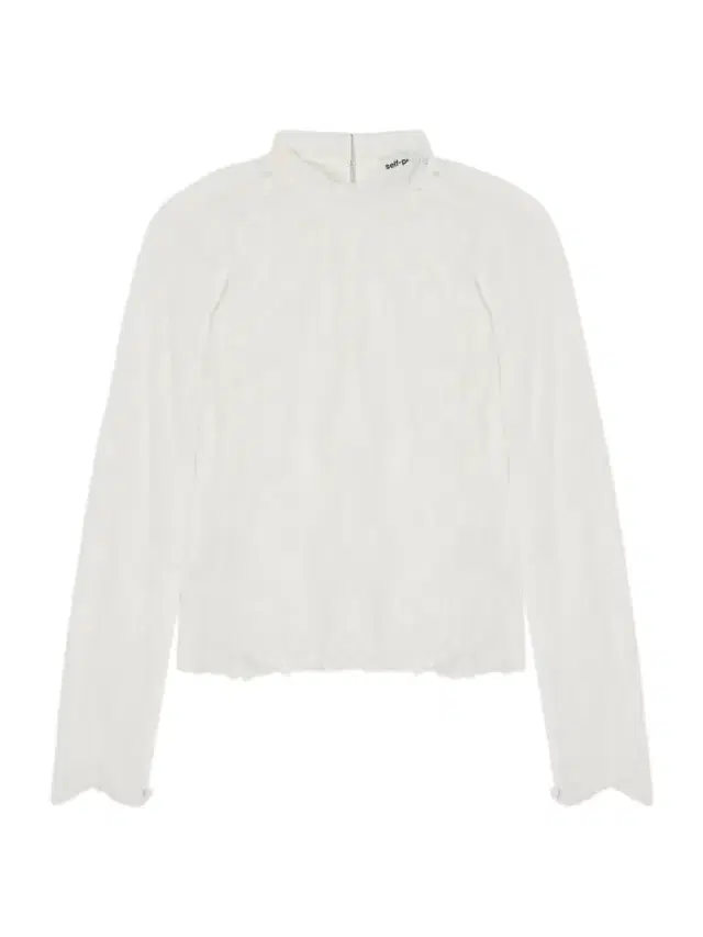 Scalloped Lace Blouse