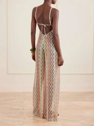 Missoni Striped Metallic Crochet-knit Coverup | Thumbnail 3