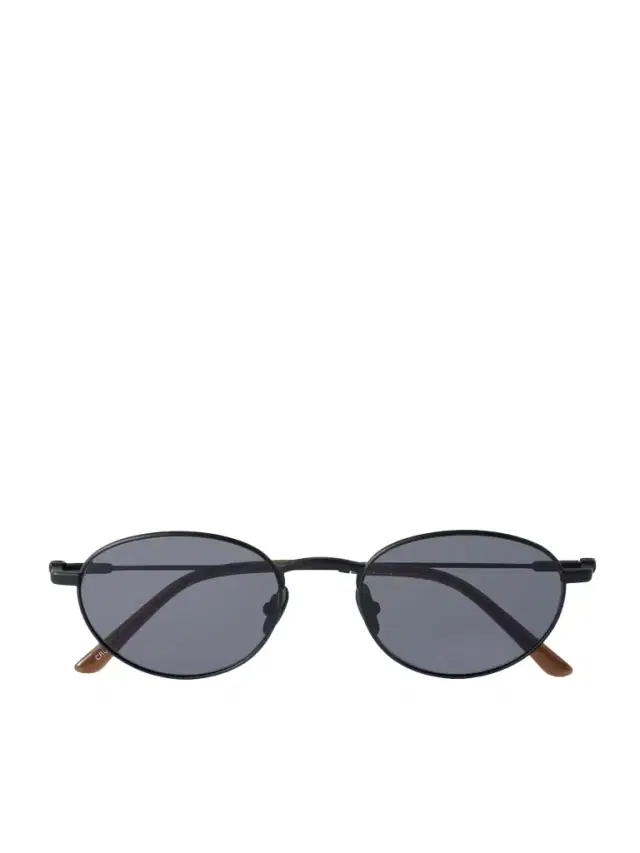 Thistles The Cruz Oval-frame Metal Sunglasses