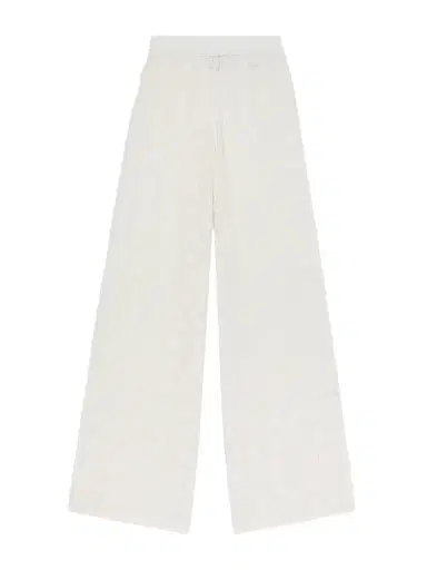 Loulou de Saison Egeo Pointelle-knit Wide-leg Pants | Thumbnail 1 Loulou de Saison Egeo Pointelle-knit Wide-leg Pants | Thumbnail 1