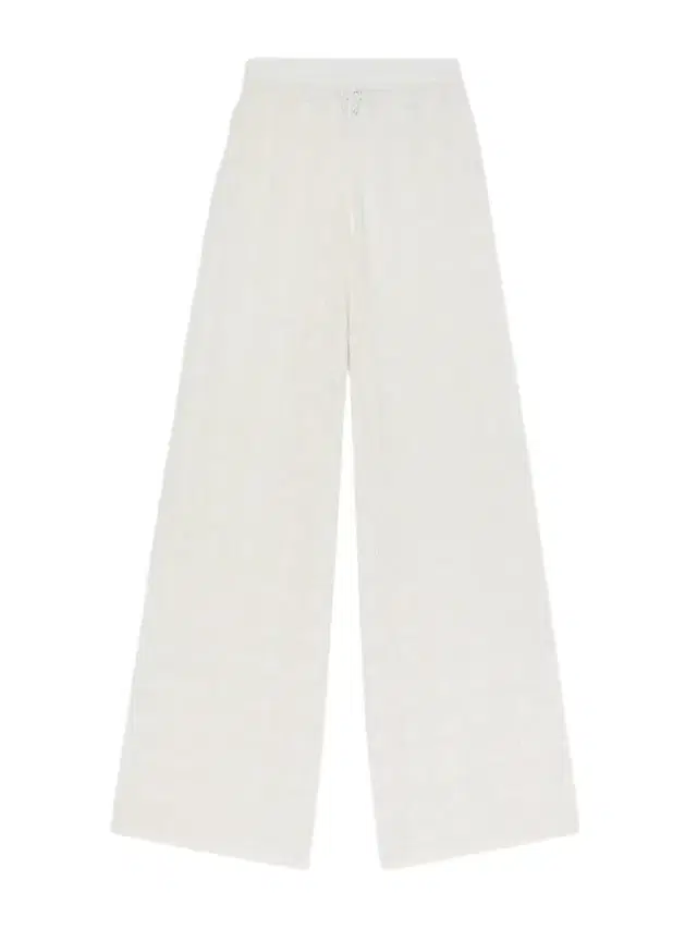 Loulou de Saison Egeo Pointelle-knit Wide-leg Pants